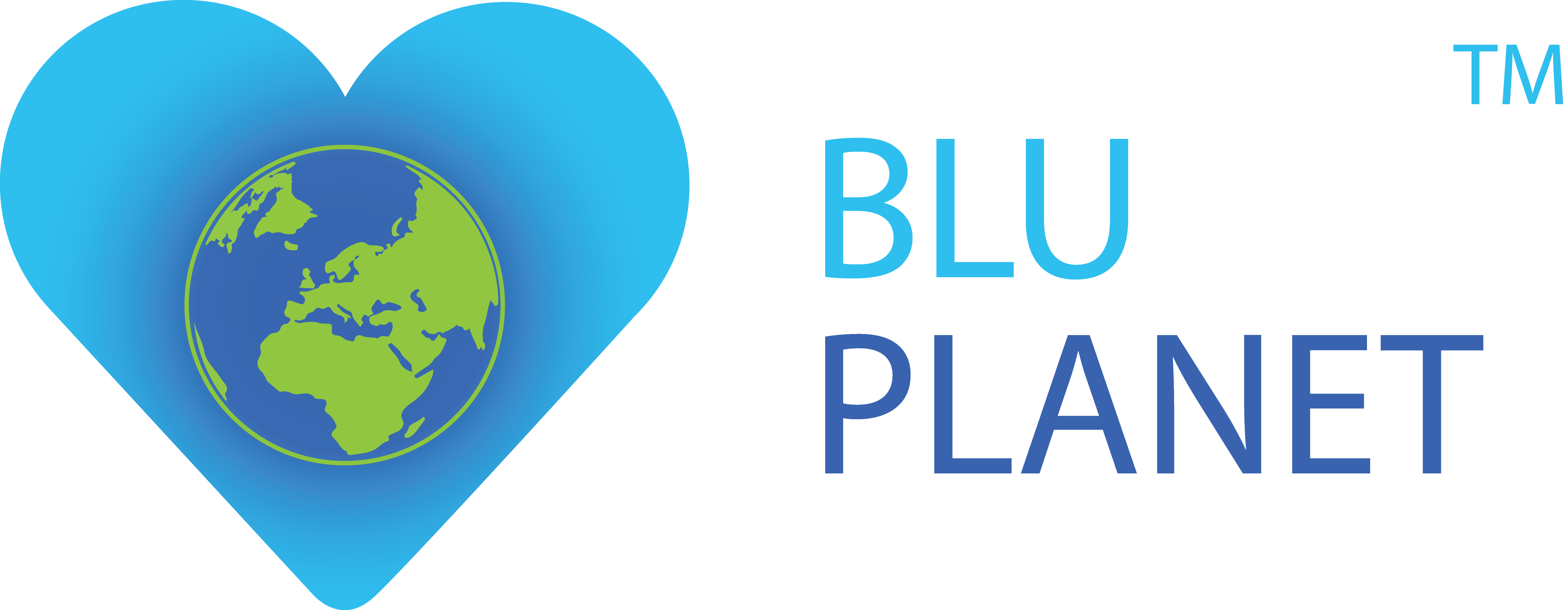 BLU PLANET TM (radial simple landscape with text)